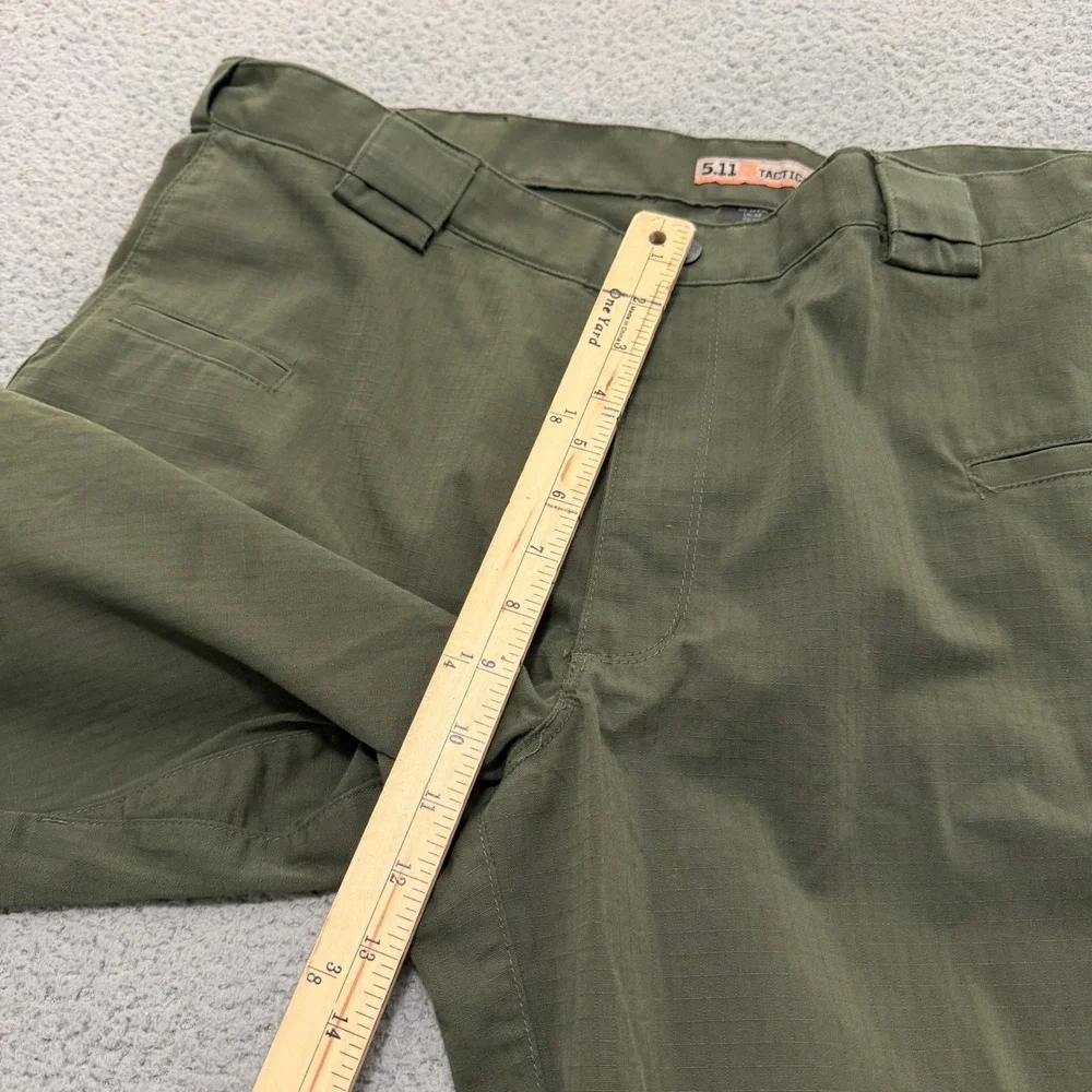 5.11 Tactical Cargo Pants Mens 44x36 Green Ripstop  Utility Workwear Trousers